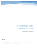 Samenvatting systeemfysiologie (fysiologie van de orgaanstelsels): cardovasculair  stelsel