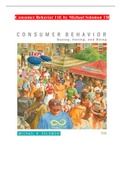 Consumer Behavior 11E by Michael Solomon TestBank Completely Answered