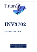 INV3702 EXAM PACK 2022