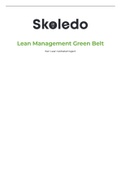 Dé samenvatting van de module Een Lean Verbetertraject uit de Lean Management Green Belt van Skoledo