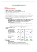 Inorganic Biochemistry notes