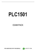 PLC1501 EXAM PACK 2022