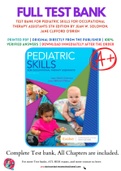 Test Bank For Pediatric Skills for Occupational Therapy Assistants 5th Edition by Jean W. Solomon, Jane Clifford O'Brien 9780323597135 Chapter 1-29 Complete Guide.