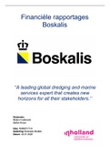 Financiële rapportages Boskalis cijfer 7,9!