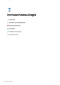 Samenvatting immuunhematologie van Hematologie 2