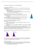 Summary Statistics and Methodology 