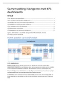Samenvatting Navigeren met KPI-Dashboards, ISBN: 9789001299606  Informatiemanagement 