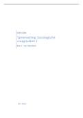 Complete samenvatting van Organisatie & Management en Sociologische vraagstukken 1