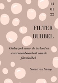 Major 2 IO filterbubbel //Mediaorkestratie // Communicatie jaar 1