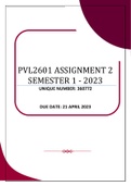 PVL2601 ASSIGNMENT 2 SEMESTER 1 2023 - (360772)