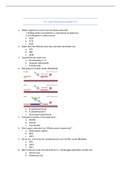 Oefenvragen/Oefenexamen: Moleculaire Biologie P3-4 3ML/FB KdG !15/20!
