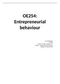 Portfolio OE264: Entrepreneurial Behaviour 