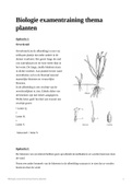 Biologie examentraining planten antwoorden