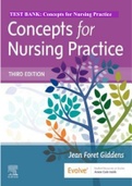 Test bank for Concepts for Nursing Practice 3rd Edition by Jean Foret Giddens 9780323581936 Chapter 1-57 Complete Guide