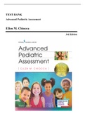 Test Bank - Advanced Pediatric Assessment, 3rd Edition (Chiocca, 2020), Chapter 1-26 | All Chapters