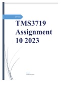 TMS3719 Assignment 10 2023 
