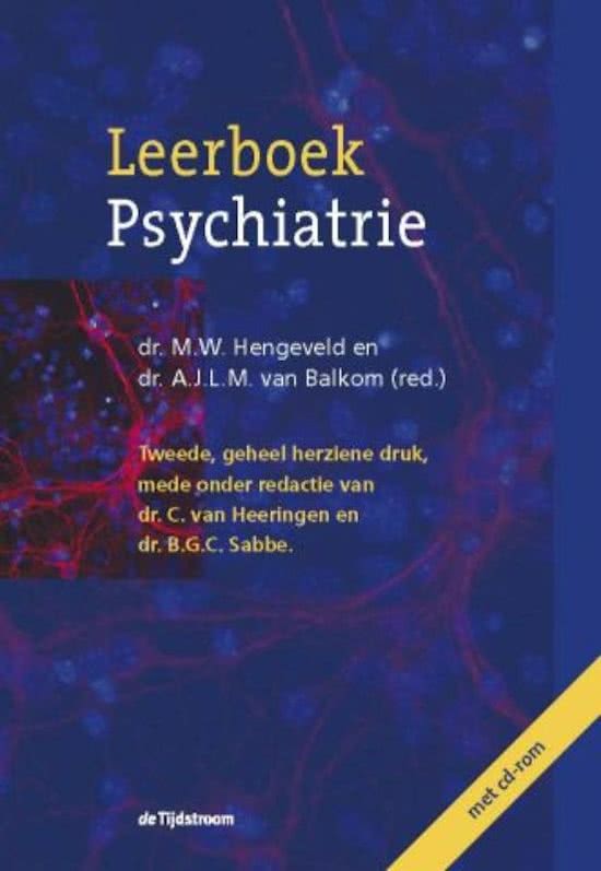 Samenvatting psychopathologie - leerboek psychiatrie 