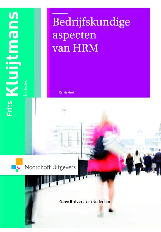 Bedrijfskundige aspecten van HRM - Kluytmans