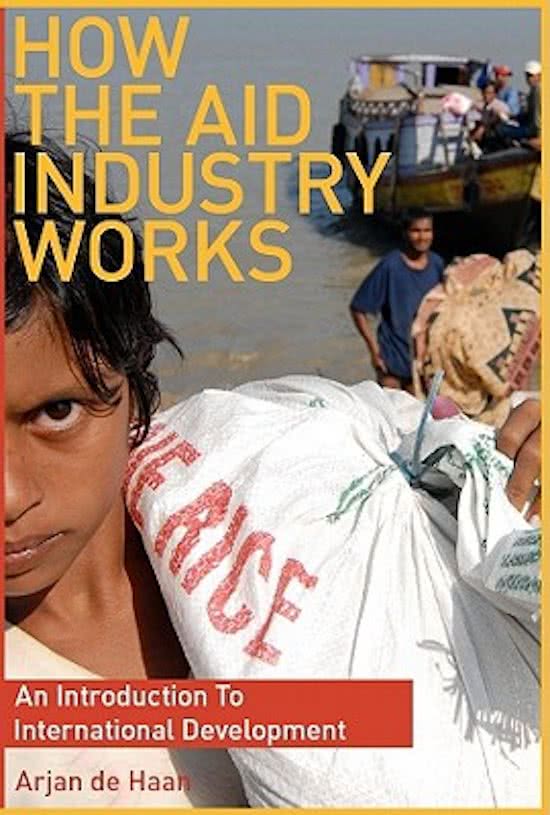 Summary book "How the Aid Industry Works" by Arjan de Haan