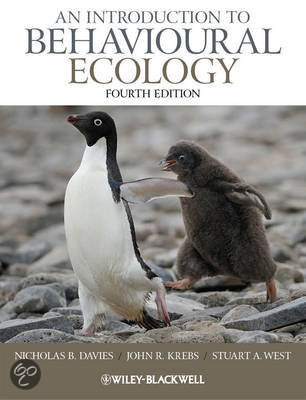 Summary Behavioural Ecology BHE30306
