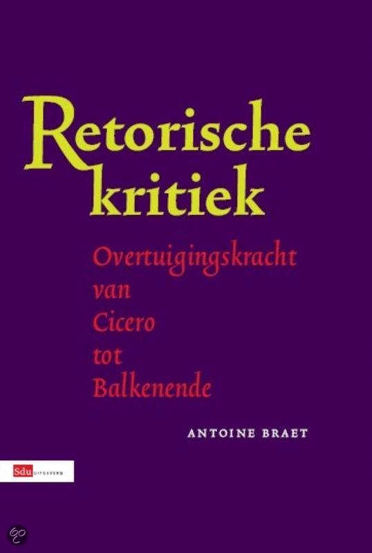Antoine Braet - Retorische Kritiek