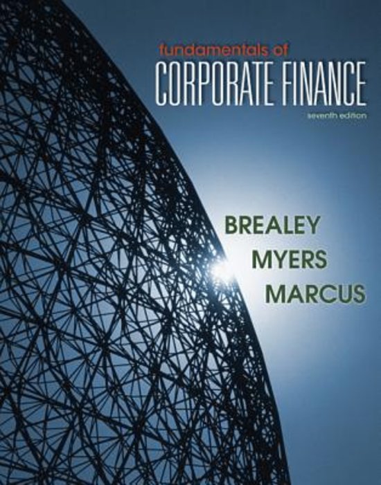 Fundamentals of Corporate Finance / Brealey et al. (2011, Ed. 7) (Selected Chapters, full summary for USE students)