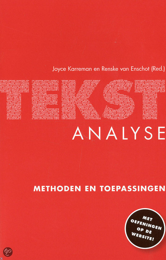 Tekstanalyse - Joyce Karreman en Renske van Enschot