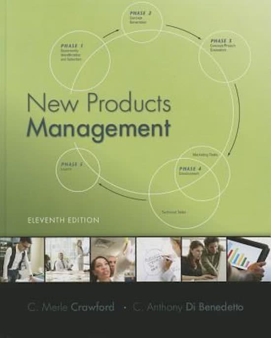 Ace Your Exams with the [New Products Management,Crawford,11e] 2023-2024 Test Bank