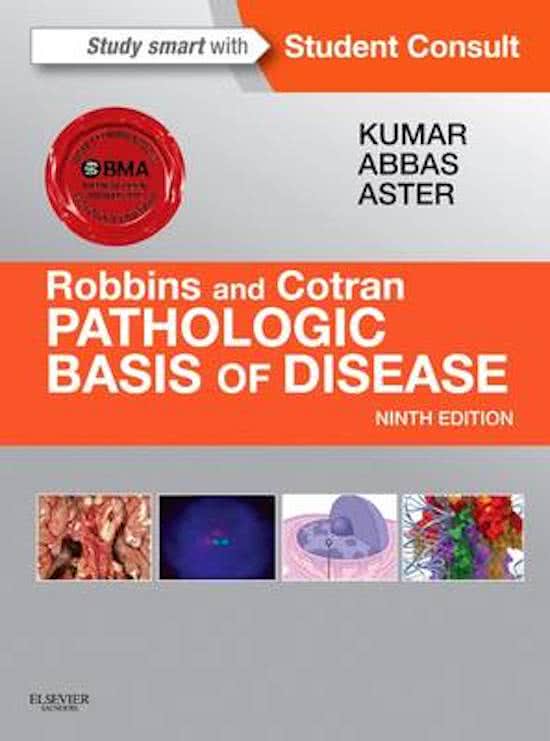 Test Bank For Robbins and Cotran Pathologic Basis of Disease 9th Edition Kumar | 9781455726134 | All Chapters with Answers and Rationals