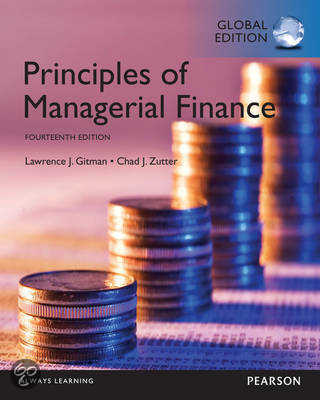 Principles of Managerial Finance H10 t / m H12 glossary