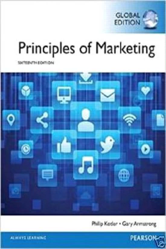 Principles of Marketing, Kotler - Exam Preparation Test Bank (Downloadable Doc)