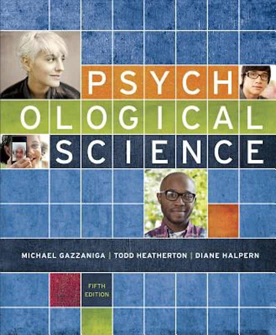 TEST BANK FOR PSYCHOLOGICAL SCIENCE 6 th EDITION / ALL CHAPTERS INCLUDED 2023/2024/ GRADED A+.