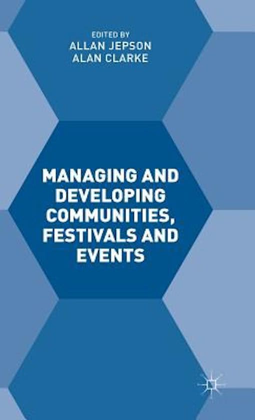 Managing and Developing Communities, Festivals and Events