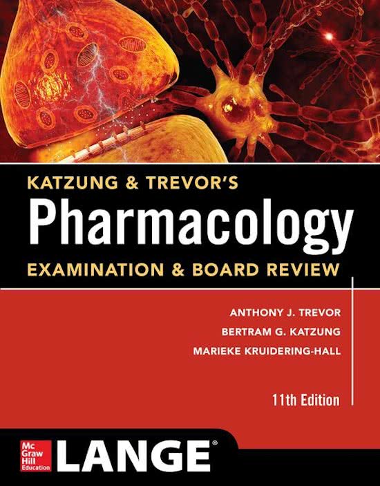 Katzung & Trevor's Pharmacology Examination and Board Review,11th Edition