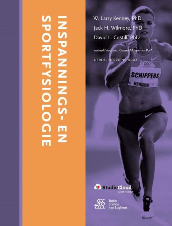 Samenvatting Inspannings- en sportfysiologie, ISBN: 9789036813259  fysiologie