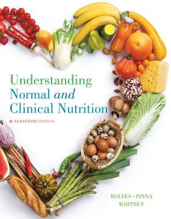 Test Bank for Understanding Normal and Clinical Nutrition 11th Edition Rolfes  | All Chapters 1-29 | Full Complete 2022 - 2023